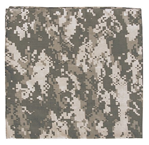 Rothco Camo Bandana - 22 X 22  ACU Digital Camo