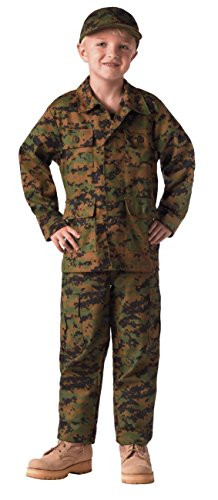 Rothco Kids Digital Camo BDU Pants  Woodland Digital Camo  XX-Small-0-2- Size
