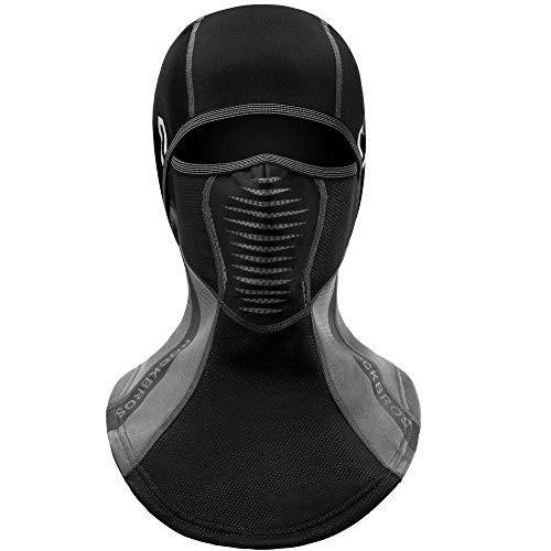 ROCK BROS Ski Mask Cold Weather Balaclava Windproof Fleece Thermal Face Mask for Men Women Winter Neck Gaiter Skiing Snowboarding Motorcycle Riding Ou