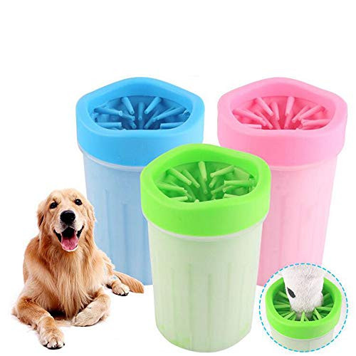 Pet Foot Washer Cleaning Brush Cup Portable Dog Paw Cleaner Cup Natural Rubber Outdoor Brush Cup for Dirty and Muddy Paws Cat and Dog Bath and Grooming Br Pet Foot Washer Cleaning Brush Cup Portable Dog Paw Cleaner Cup Natural Rubber Outdoor Brush Cup for Dirty and Muddy Paws Cat and Dog Bath and Grooming Br