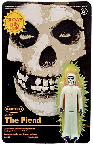 SUPER7 Misfits The Fiend Glow in The Dark Reaction Figure