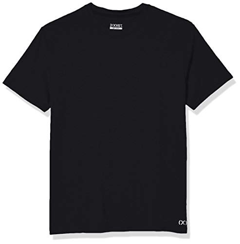 2-X-IST mens Active Essential Short Sleeve T-shirt T Shirt  Black  X-Large US