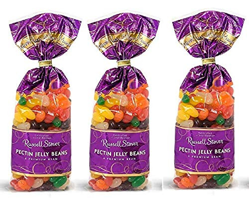 Russell Stover Pectin Jelly Beans for Easter or Any Occasion - 12 oz- Bag -3 Pack - 36 Total Oz-