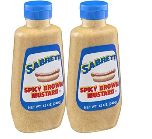 Sabrett Spicy Brown Mustard  12 oz  Pack of 2