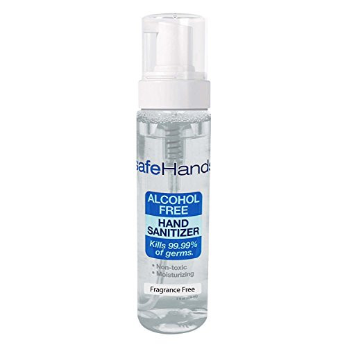 SafeHands 1 Alcohol Free Foam Hand Sanitizer Brand  Fragance Free  7 Oz