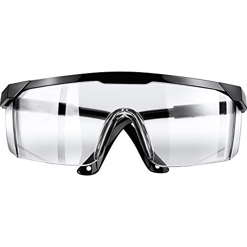 Safety Goggles Protective Safety Glasses  Anti-Fog Anti-Scratch Clear Chemical Splash Safety Goggles -1-