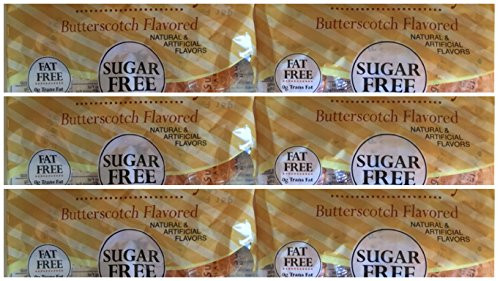 Coastal Bay Sugar Free Butterscotch Flavored Hard Candy 3oz bags -6 Pack-