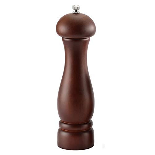 Pepper Grinder Natural Oak Wooden Salt and Pepper Mill Kitchen Tool Pepper Salt Mill for Pepper Salt Kitchen 5 or 8 inch