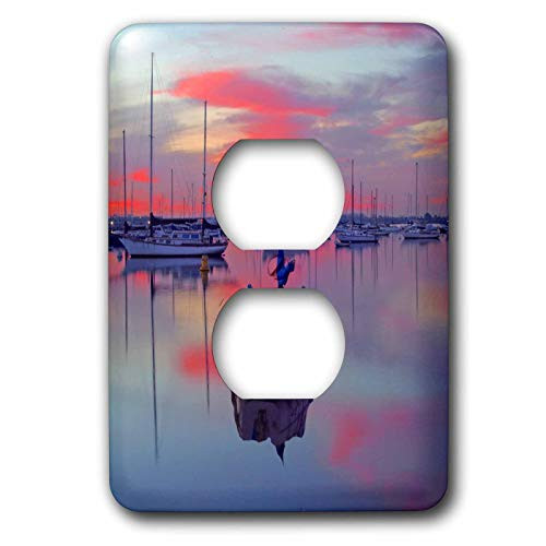 3dRose lsp-21710-6 San Diego Sailboats Sunrise 2 Plug Outlet Cover 3dRose lsp-21710-6 San Diego Sailboats Sunrise 2 Plug Outlet Cover