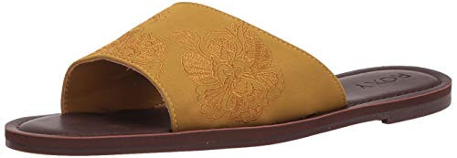 Roxy Womens Helena Slip On Sandals  Mustard  9 M US