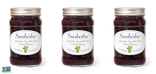 Sarabeths Legendary Mixed Berry -Billys Blues- Preserves -18 oz Pack of 3-