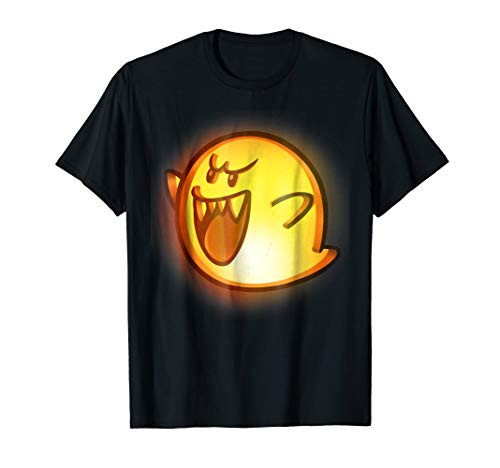 Nintendo Super Mario Boo Halloween Pumpkin Graphic T-Shirt