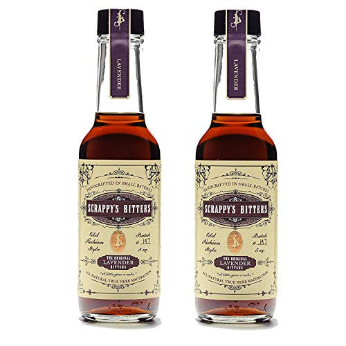 Scrappys Bitters - Lavender 5 ounces - Organic Ingredients Finest Herbs and Zests No Extracts Artificial Flavors Chemicals or Dyes- Made in the Scrappys Bitters - Lavender 5 ounces - Organic Ingredients Finest Herbs and Zests No Extracts Artificial Flavors Chemicals or Dyes- Made in the