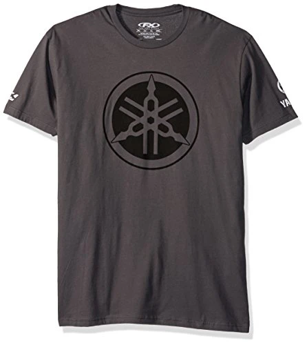 Factory Effex 16-88294 YAMAHA Tuning Fork T-Shirt -Charcoal  X-Large-