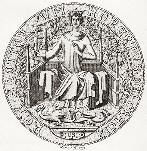 Posterazzi Seal of Robert II aka The Steward 1316 Poster Print  -13 x 14-