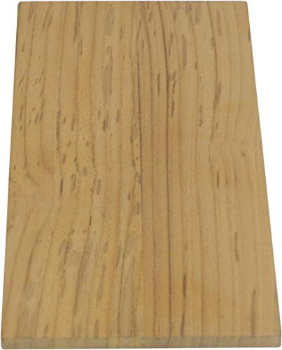 SeaTeak 60808 Teak Lumber Plank -3-8-Inch x 5 3-4-Inch x 12-Inch-