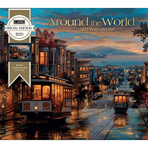 The Lang Companies  2021 Around The World Special Edition Wall Calendar