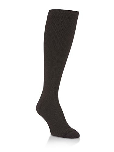 Worlds Softest Mens - Womens Fit Support Over-the-Calf Socks  Pair  Medium  Black