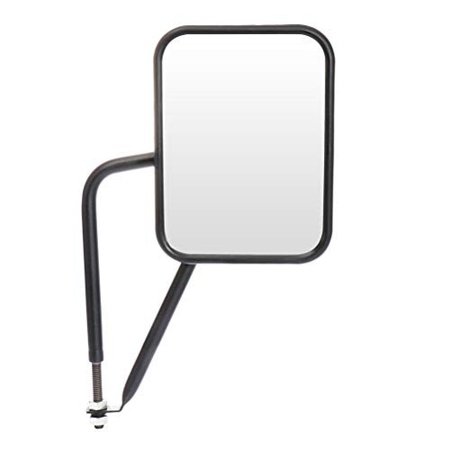 cciyu Door Off Side Mirror Drive and Passenger Side Shake-Proof Off-Road Manual Rectangular Adventure fit for 1997-2017 for Jeep Wrangler JKU JK CJ YJ