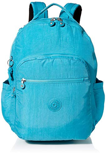 Kipling Seoul XL Laptop Backpack  Turquoise Sea