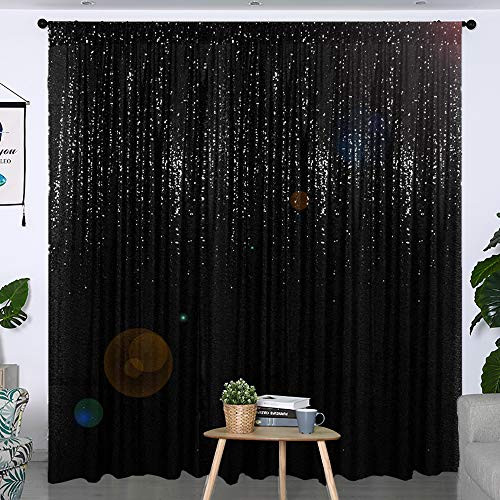 Partisout Sequin Curtain Backdrop 8ftx8ft Sequin Backdrop Sequence Backdrop Party Glitter Backdrop Sparkle Backdrop Wedding Photo Backdrop and Shimmer