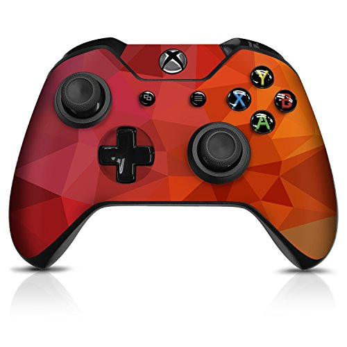 Controller Gear Blood Orange Poly Xbox One Controller Skin - Officially Licensed by Xbox