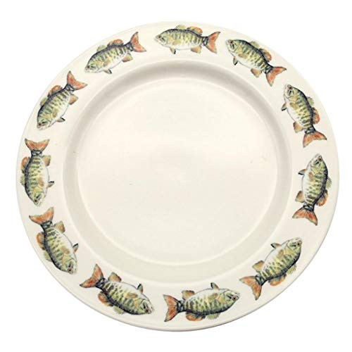 DEI Bass dinner plate  11 dia  Mulitcolor