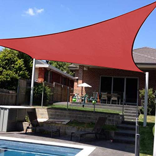 Artpuch Sun Shade Sail Canopy 12x12 Rust Red Cover for Patio Outdoor  Square Backyard Shade Sail for Garden Playground