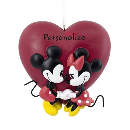 Hallmark Christmas Ornaments  Disney Mickey and Minnie Love Personalized Ornament Hallmark Christmas Ornaments  Disney Mickey and Minnie Love Personalized Ornament