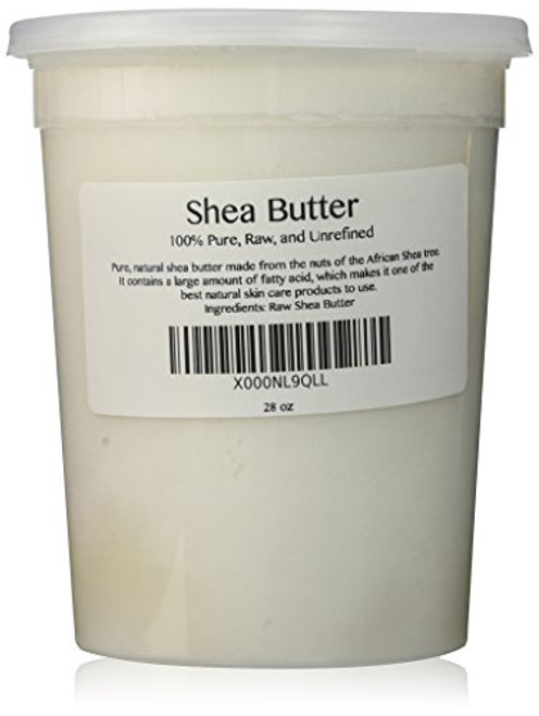 100 Pure Unrefined Raw SHEA BUTTER - from the nut of the African Ghana Shea Tree -28 oz- 100 Pure Unrefined Raw SHEA BUTTER - from the nut of the African Ghana Shea Tree -28 oz-