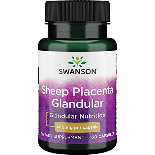 Swanson Sheep Placenta Glandular Substance 400 Milligrams 60 Capsules Swanson Sheep Placenta Glandular Substance 400 Milligrams 60 Capsules