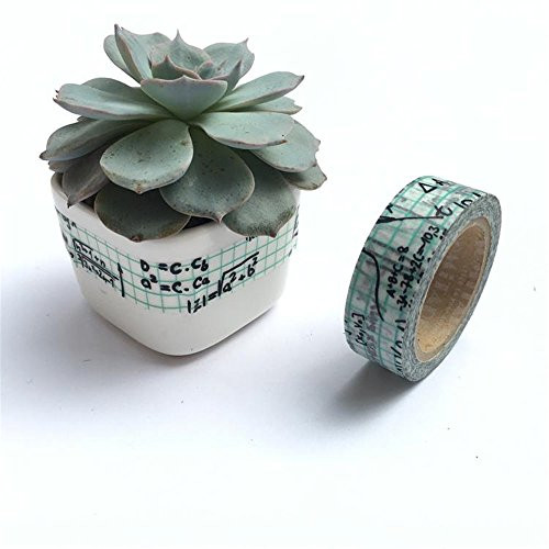 Kangkanga Set of 2 -Math Word- Tear-Off Tape Masking Tape Washi Tape Handcraft MT DIY