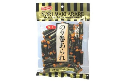 Nori Maki Arare -Rice Crackers with Seaweed- - 5oz -Pack of 3-