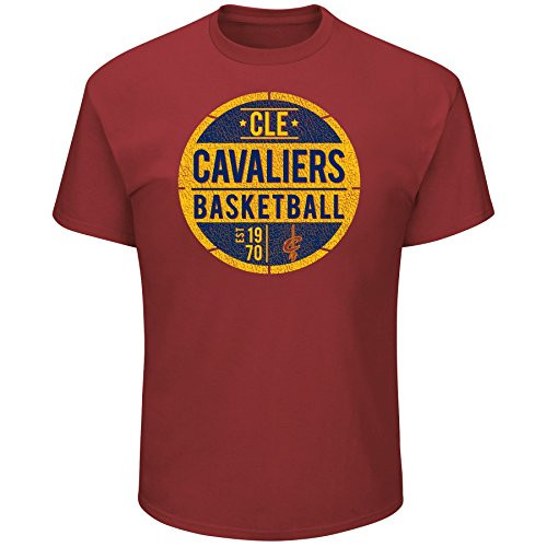 NBA Cleveland Cavaliers Short Sleeve Screen Tee  Garnet  2X-Tall