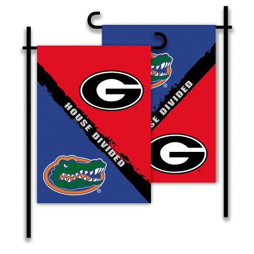 NCAA Georgia-Florida 2-Sided Garden Flag-Rivalry House Divided