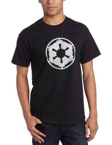 Star Wars Mens Empire Logo T-Shirt  Black  Large