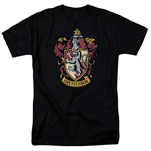 Popfunk Harry Potter Gryffindor Logo Adult T Shirt and Stickers -Medium- Black Popfunk Harry Potter Gryffindor Logo Adult T Shirt and Stickers -Medium- Black