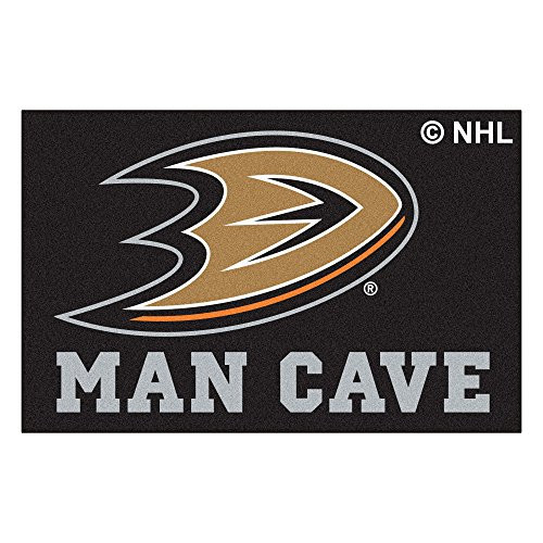 FANMATS 14390 NHL Anaheim Ducks Nylon Universal Man Cave Starter Rug FANMATS 14390 NHL Anaheim Ducks Nylon Universal Man Cave Starter Rug