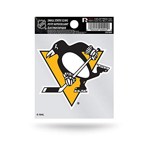 NHL Rico Industries Small Static Cling Decal Pittsburgh Penguins NHL Rico Industries Small Static Cling Decal Pittsburgh Penguins