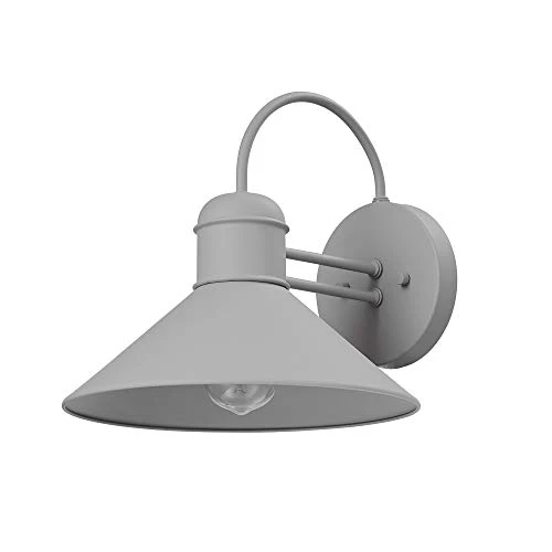 Globe Electric Novogratz x Globe Maxwell 11 Outdoor Wall Sconce  Matte Gray  44394