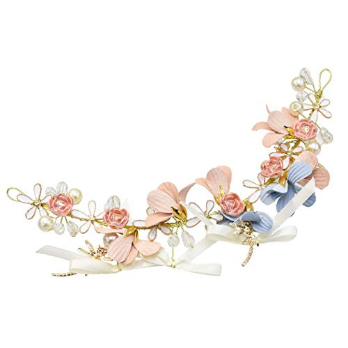 Pearl Crystal Bridal Headband Wedding Tiara Headpieces for Bride Hair Accessories for Women -D- Pearl Crystal Bridal Headband Wedding Tiara Headpieces for Bride Hair Accessories for Women -D-