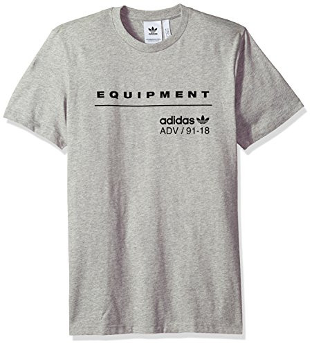 adidas Originals Mens Originals Eqt Pdx Classic Tee  medium grey heather  M