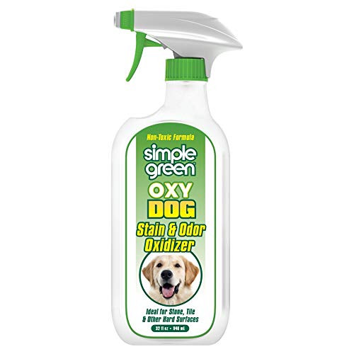 Oxy Dog Stain and Odor Oxidizer  Peroxide Cleaner for Urine  Feces  Vomit  Drool -32 oz Sprayer-