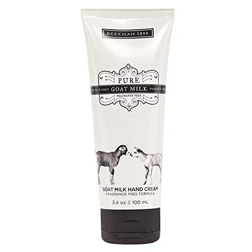 Beekman 1802 - Hand Cream - Pure Goat Milk - Moisturizing Goat Milk-Based Hand Cream for Dry Skin - Naturally Rich in Lactic Acid and Vitamins - Cruelty Beekman 1802 - Hand Cream - Pure Goat Milk - Moisturizing Goat Milk-Based Hand Cream for Dry Skin - Naturally Rich in Lactic Acid and Vitamins - Cruelty