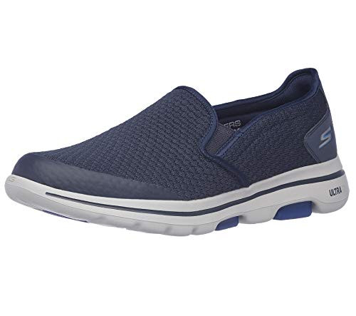 Skechers mens Skechers Mens Gowalk 5 Apprize-double Gore Slip on Performance Walking Shoe Sneaker  Navy  9-5 US