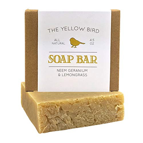 Neem Soap Bar- All Natural Face Wash and Acne Body Wash- 100 Natural and Organic- Artisan Neem Oil Soap with Therapeutic Lemongrass and Geranium Essentia Neem Soap Bar- All Natural Face Wash and Acne Body Wash- 100 Natural and Organic- Artisan Neem Oil Soap with Therapeutic Lemongrass and Geranium Essentia