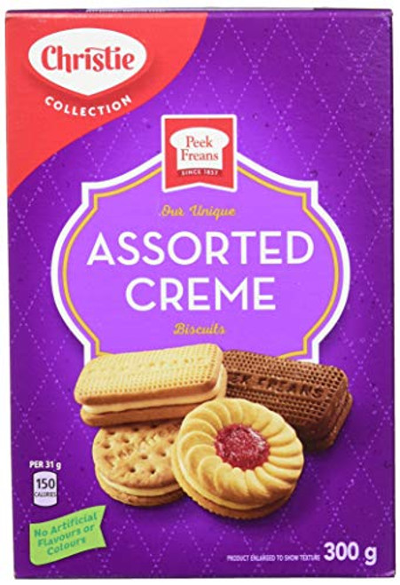 Christie Peek Frean Assorted Creme Cookies  300g-10-6oz--Imported from Canada-