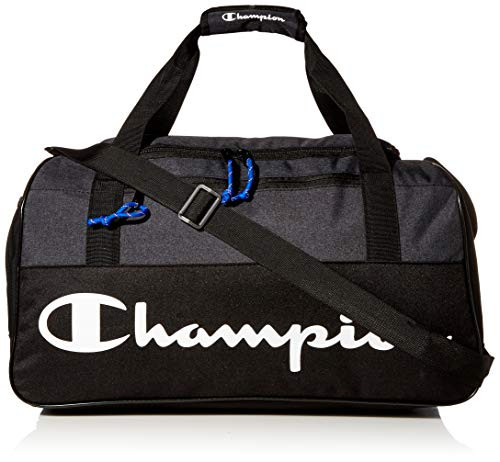 Champion unisex adult Duffel Bag  Gray-Black  One Size US