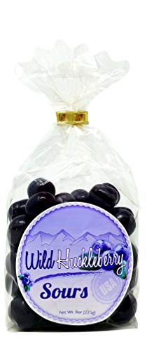 Wild Huckleberry Candy Sours 8 oz  Made in USA