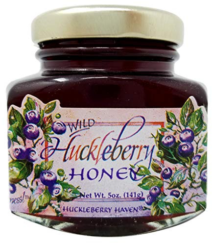 Wild Huckleberry Honey 5 oz  Made in USA